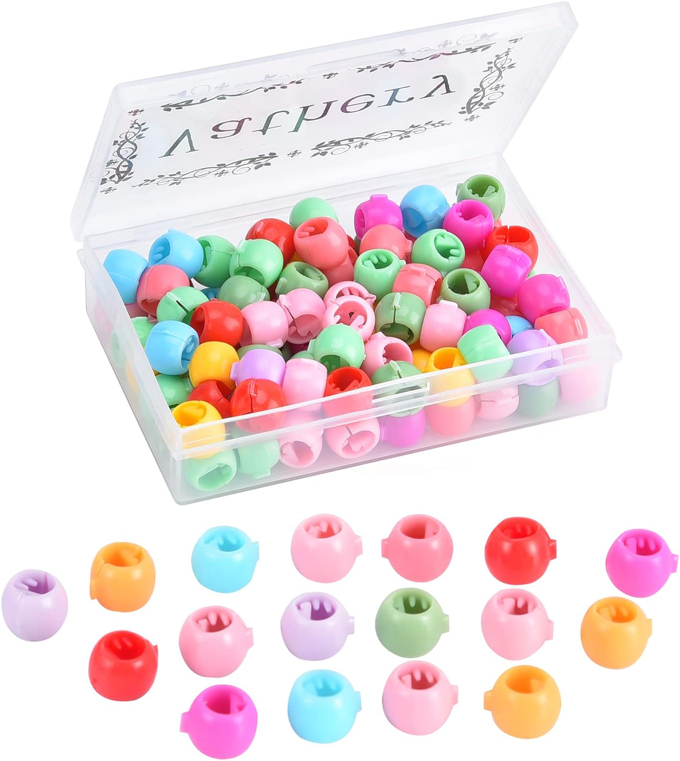 100 Pcs Mini Beads Hair Claw