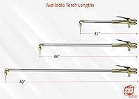 Vista 2 de SÜA - Antorcha de corte recto resistente de 21 pulgadas con cabezal de 90° - Compatible con ST900FC + punta de corte (propano)