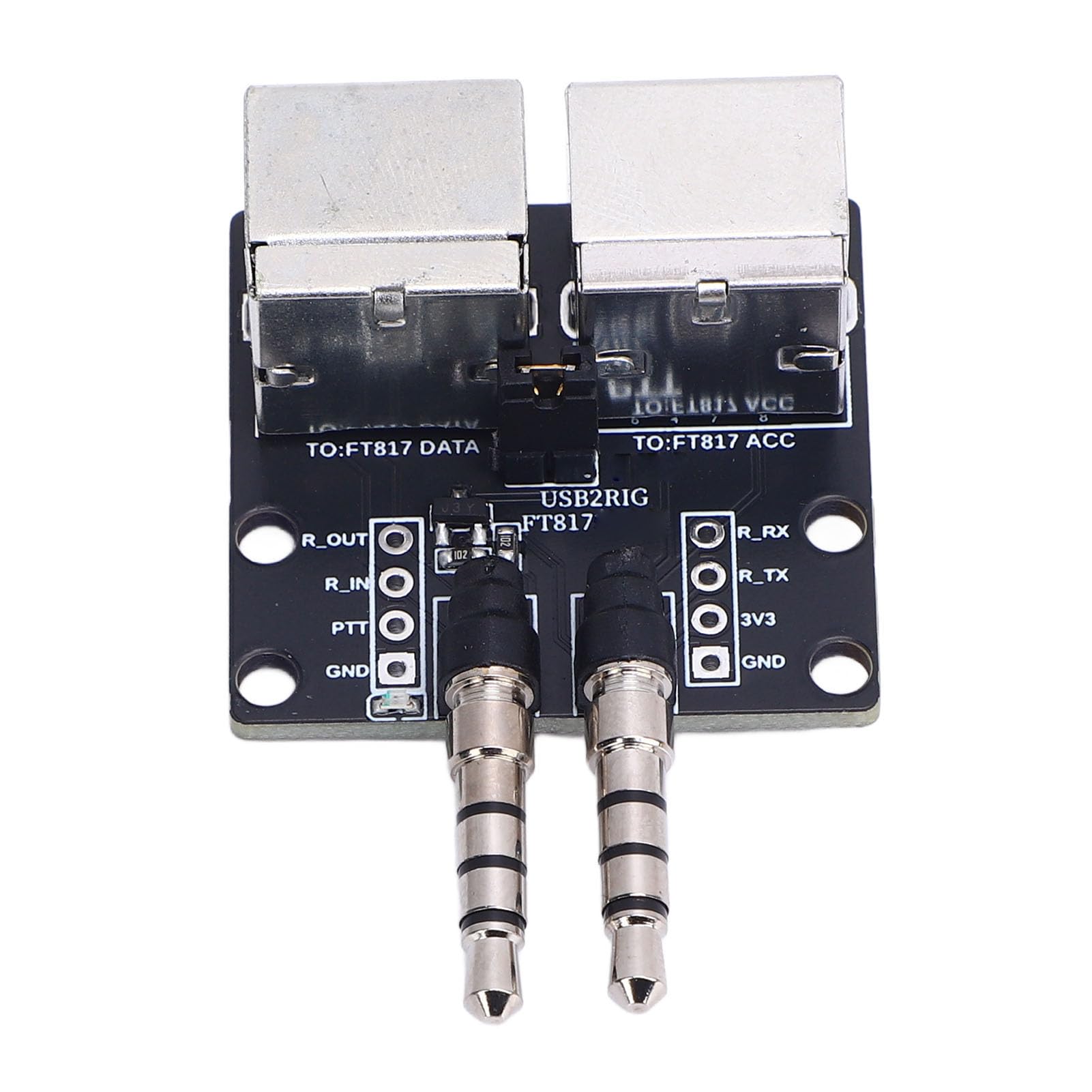 Interfaccia modalità Digitale Integrata Scheda Audio USB Tutto in per Radioamatori per OSX Interfaccia modalità Digitale per Hobbisti Materiale ABS