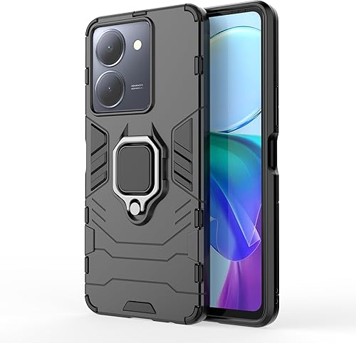 Miniatura 3 de Kukoufey Funda compatible con Vivo Y36 4G, compatible con Vivo Y27 5G, soporte magnético para automóvil compatible con Vivo Y36 V2247  Y36 5G V2248