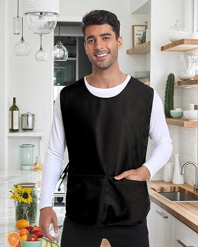 Miniatura 5 de Argstar Delantal unisex Waterdrop Cobbler con 3 bolsillos para mujereshombres