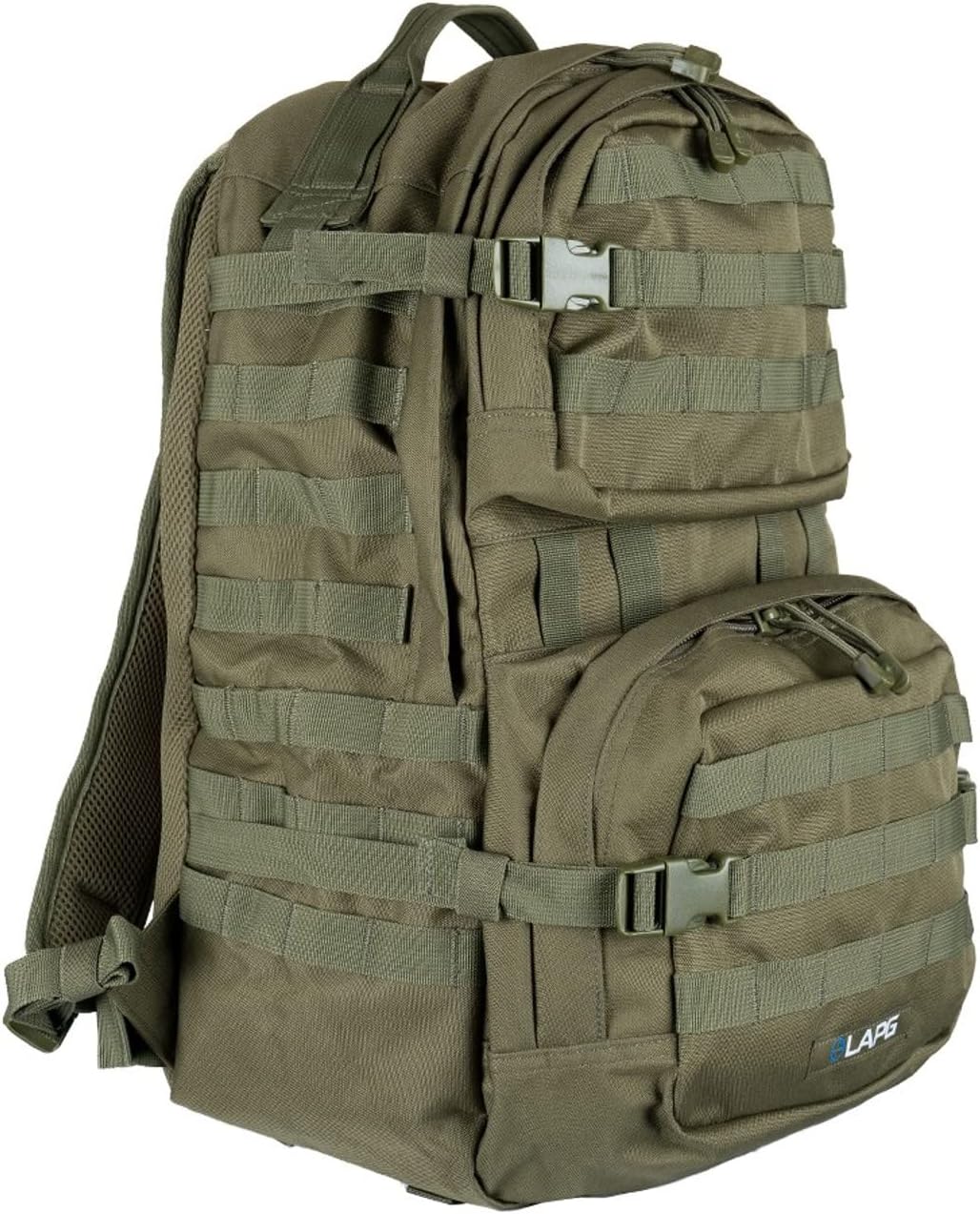 72-Hour Tactical Survival Backpack, Durable MOLLE Bug Out Bag for Hiking, Hunting & Adventures, OD Green