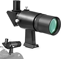 Vista 10 de Astromania Telescopio Buscador 9x50, Buscador de Telescopio Óptico de Ángulo Recto con Imagen Correcta, Totalmente Multirrevestido para Telescopio