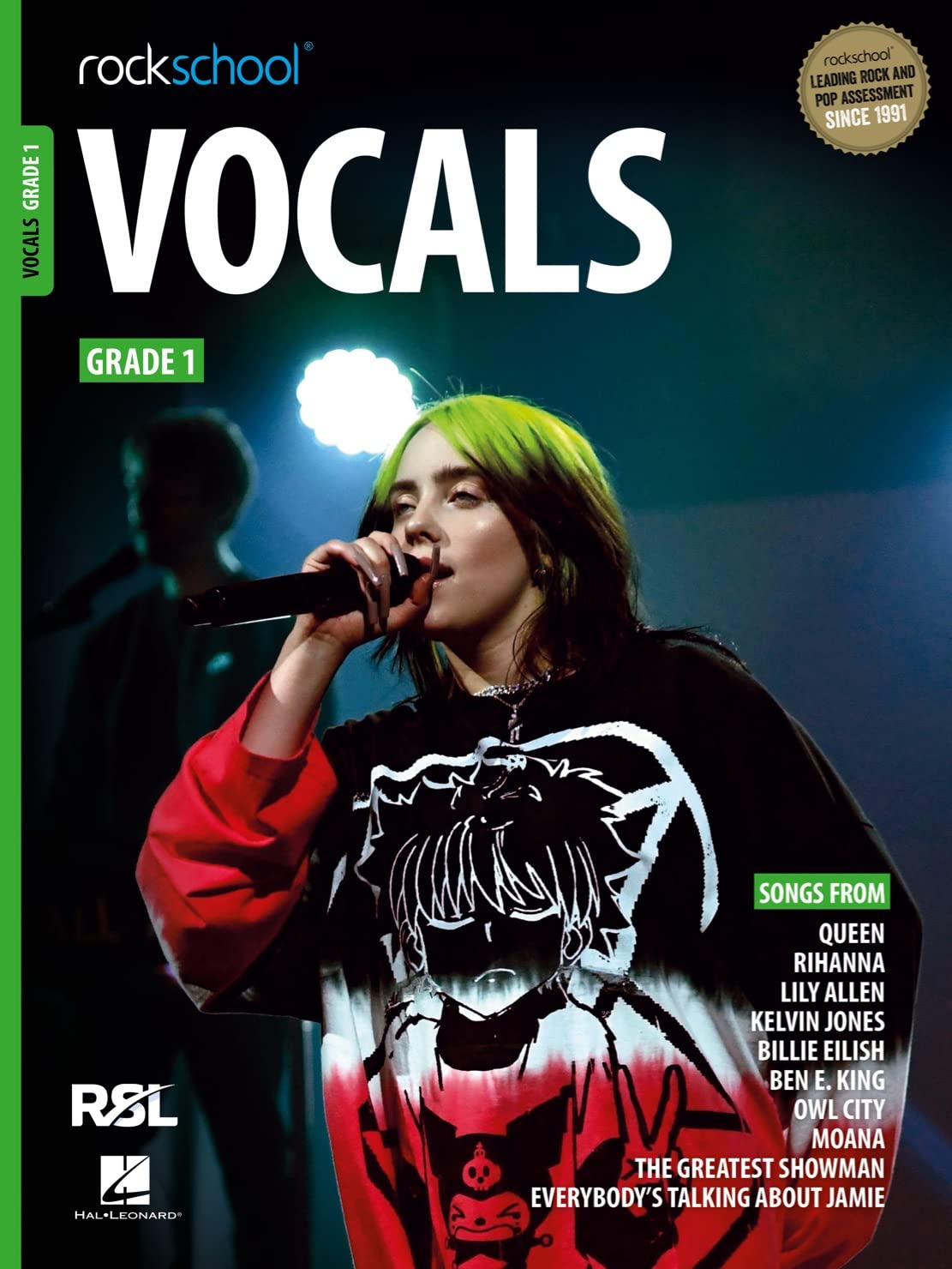 Rockschool - Vocals Grade 1 | Voice Training Sheet Music for Beginners | Contemporary Singing Method Book with Performance Songs | Vocal Songbook for Students Singers and Music Teachers