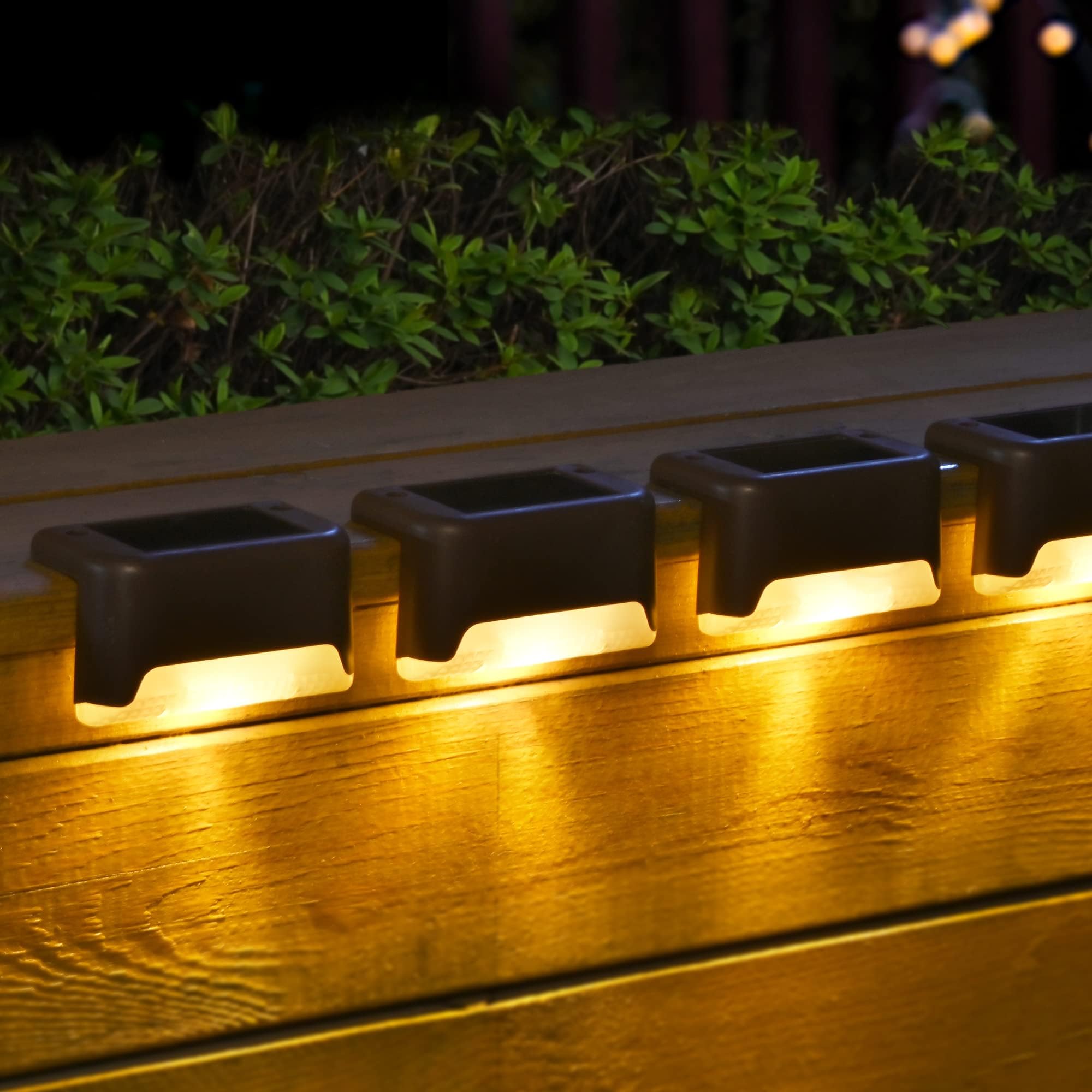 PATIOWIN Solar Step Lights 12 Pack, Solar Powered Deck Lights of