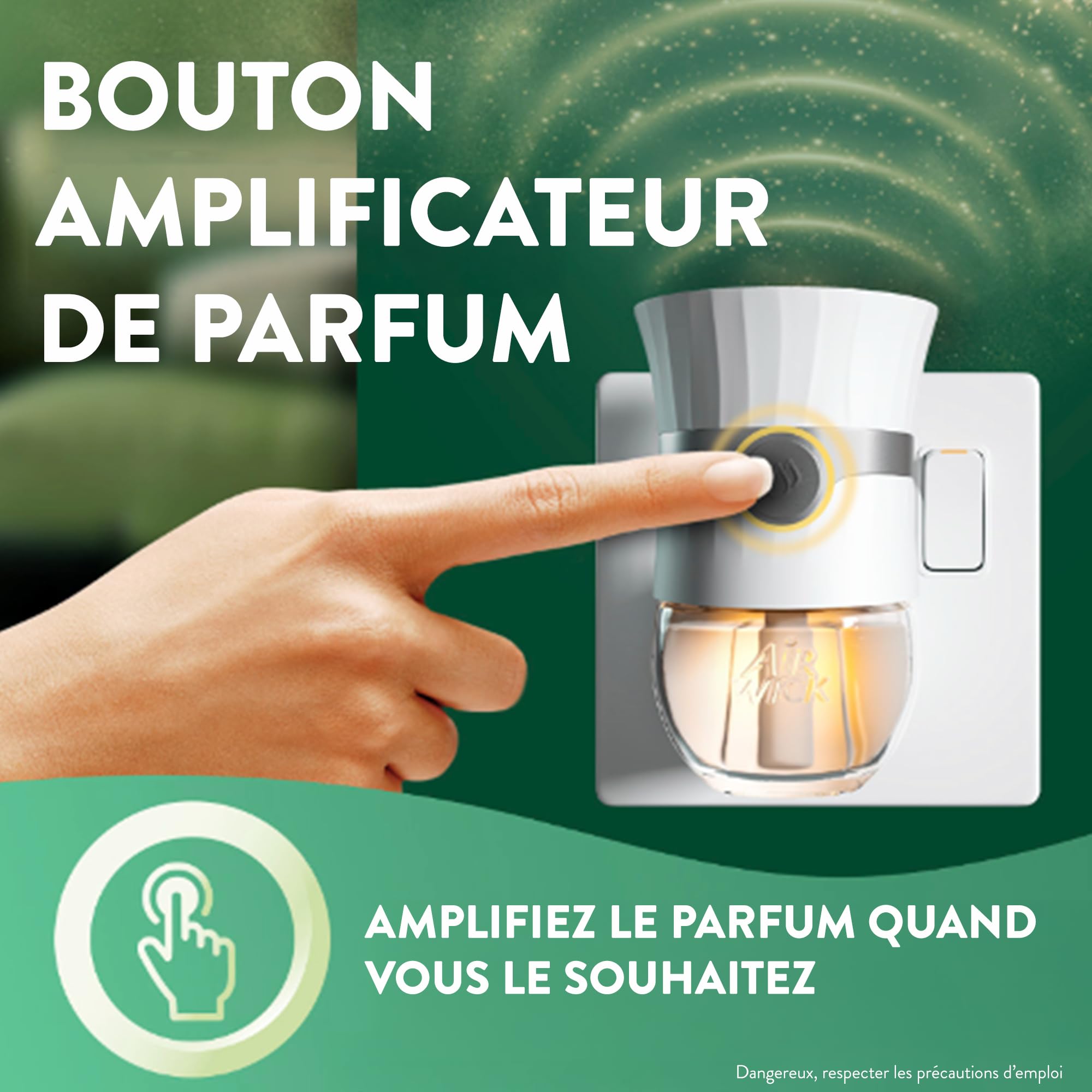 Air Wick Desodorisant Maison Recharge Diffuseur Electrique Fleur de Cerisier et Framboise 3 x 19 ML