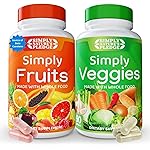 Simply Nature\'s Pledge - Packed with Over 40 Different Fruits & Vegetables - Made with Whole Food Superfoods - with High Beta Carotene - 100% Soy Free - 90 Count (Pack of 2)