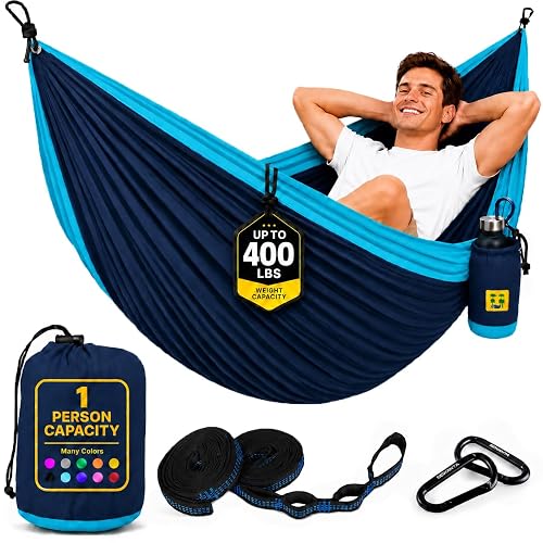 Durable Hammock Capacity Nylon Camping Hammock product photo (Hammocks) — ScooterReviewPro review