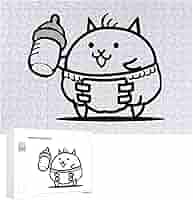 にゃんにゃんにゃんこ　ジグソーパズル3点セット Amazon.co.jp: にゃんこ大戦争 ジグソーパズル 木製パズル 300