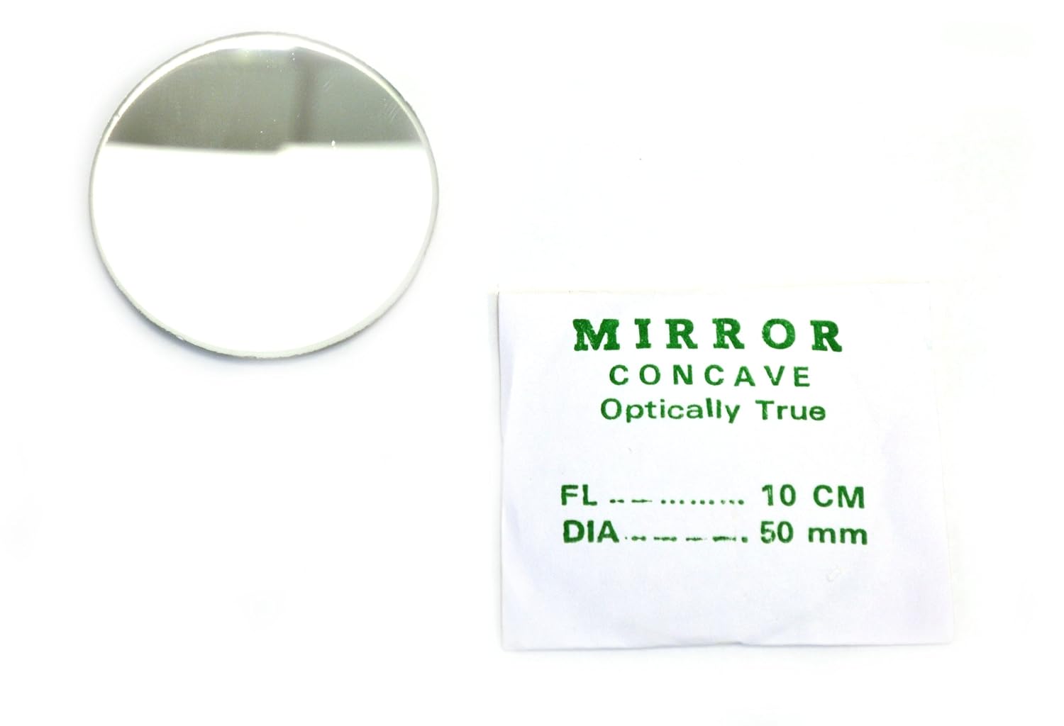EISCO Concave Mirror 50mm Dia., 100 Focal Length