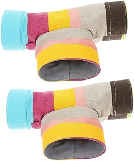 PRETYZOOM 2 Peças Hamster Brincando Túnel Chinchila Cama Hamster Refúgio Cobaia Canto Esconderijo Esquilo Esconderijo Cobaia Cama Suirrel Ouriço Túnel Casa De Hamster Gerbil Lona Dobrável