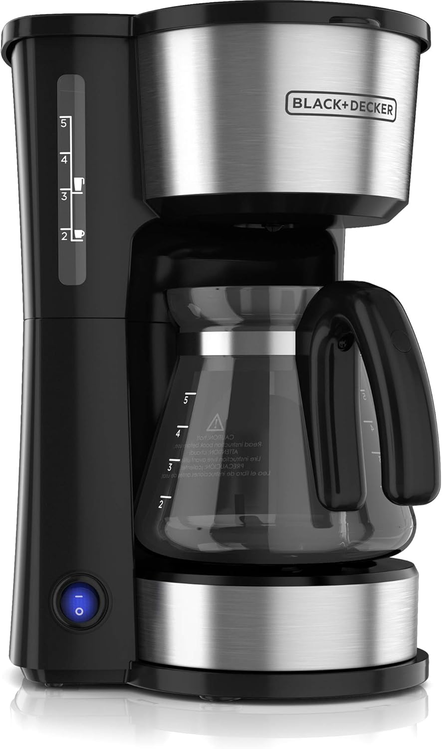 BLACK+DECKER CM0755S-CL 4-in-1 Coffee Maker, 5 Cup, 220V (Not for USA)