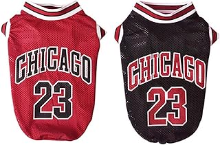 Dog Basketball Jersey Clothes Boy Girl Dog Pet Vest Clothes Puppy Shirt Apparel Cute Outfit Summer Fashion Cotton Dog Tshirt Female for Large Dogs, Medium & Small Chihuahua,Yorkies