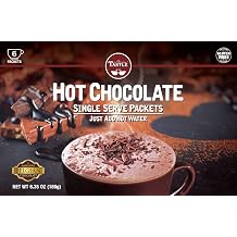 Cafe Tastle Single Serve Packets, Rich Hot Chocolate Mix, 6 Count