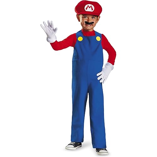 Nintendo Super Mario Brothers Mario Boys Toddler Costume, Small/2T