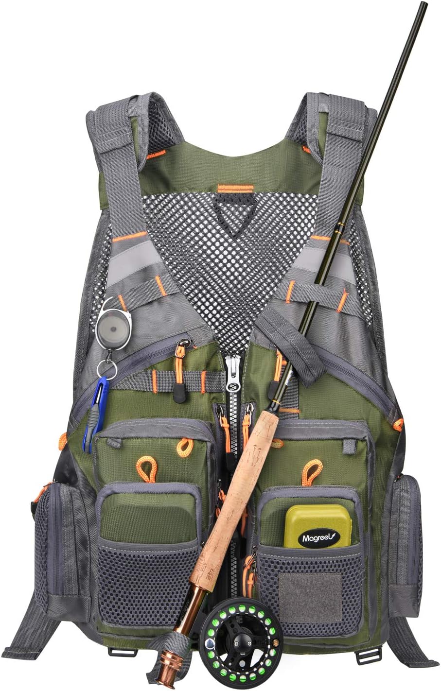 Gonex Fly Fishing Vest for Men Women, Comfortable Adjustable Fishing ...