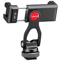 ULANZI Metallo Supporto Smartphone Treppiede, ST-10 Adattatore Smartphone Treppiede