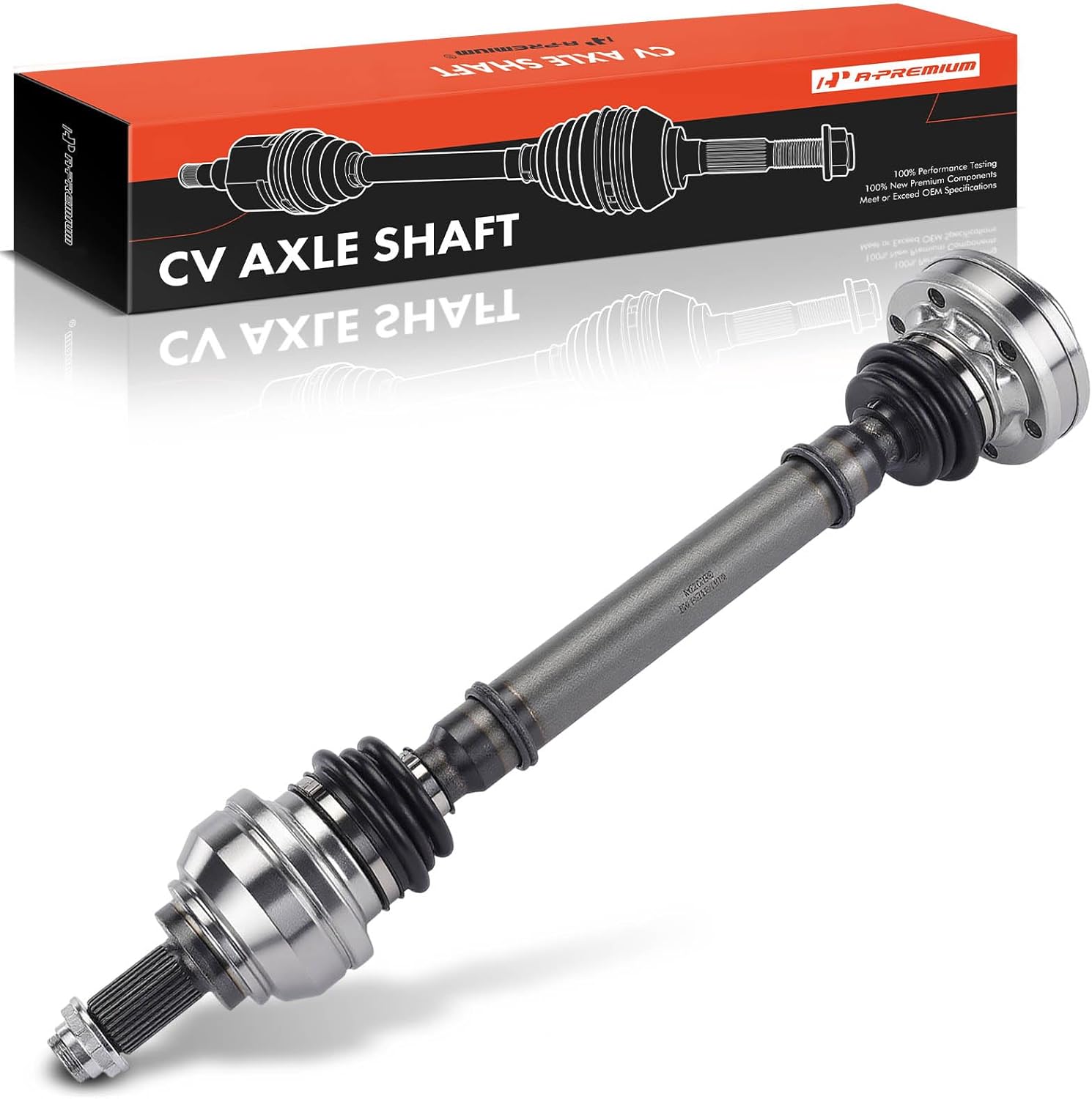 A-Premium CV Axle Shaft Assembly Compatible with BMW Models - 1 Series M 2011-2011 3.0L, M3 2008-2013 4.0L - Rear Left Driver Side, Replace# 33212283457