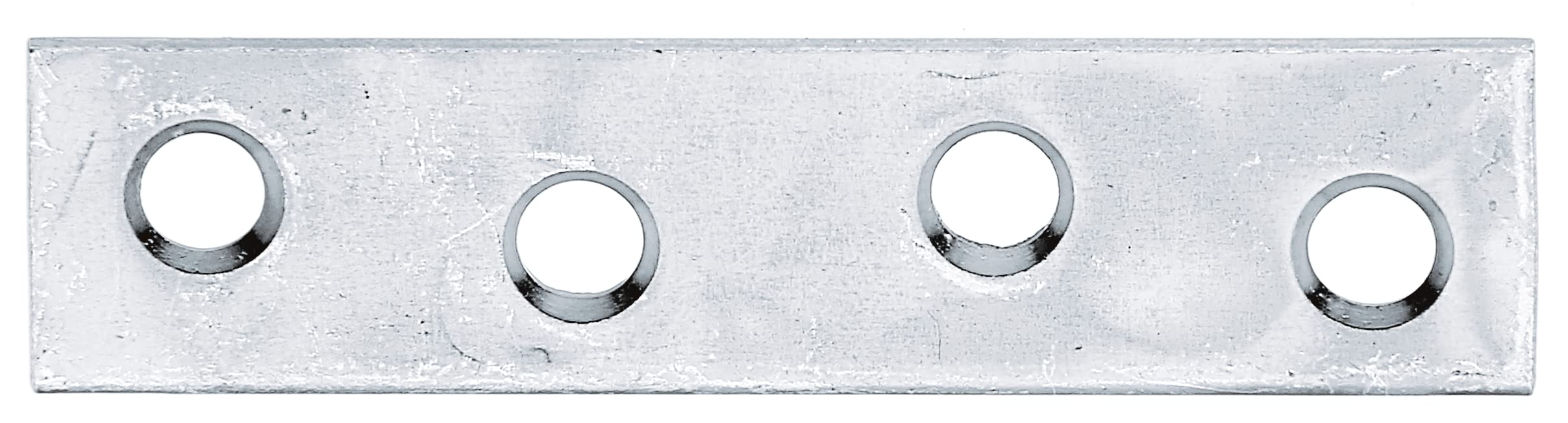 Alberts Yellow-Galvanised Connecting Plate Narrow Large Pack 60 X 14 Mm / 12 Stk.
