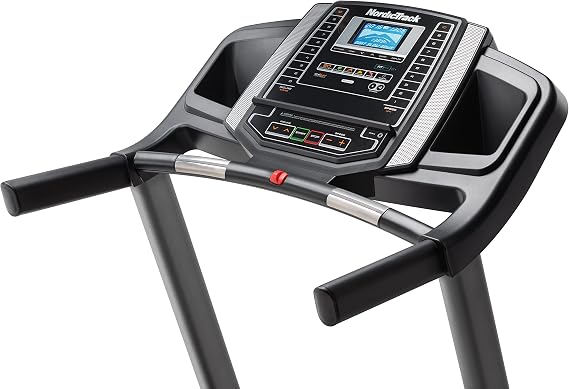 سلسلة NordicTrack T: المطاحن المثالية للاستخدام المنزلي ، جهاز المشي مع Incline ، مزود بتقنية Bluetooth ، سعة المستخدم 136 كجم