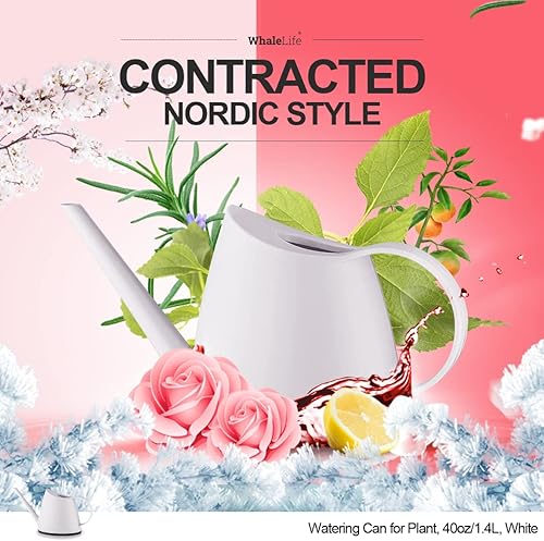 Miniatura 71 de WhaleLife Regadera interior para plantas de bonsái de casa (1.4L, verde)