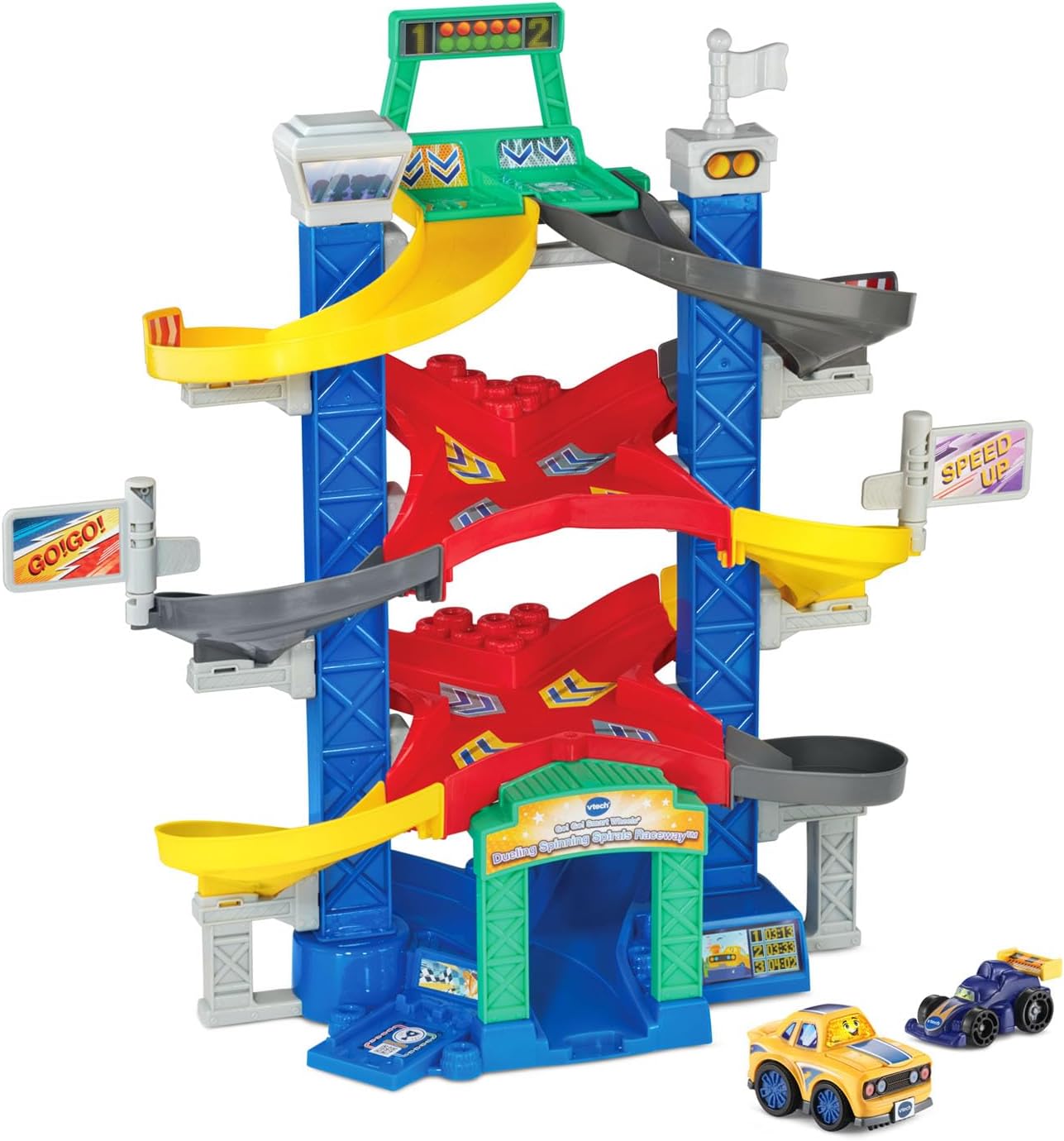Go! Go! Smart Wheels Dueling Spinning Spirals Raceway Playset