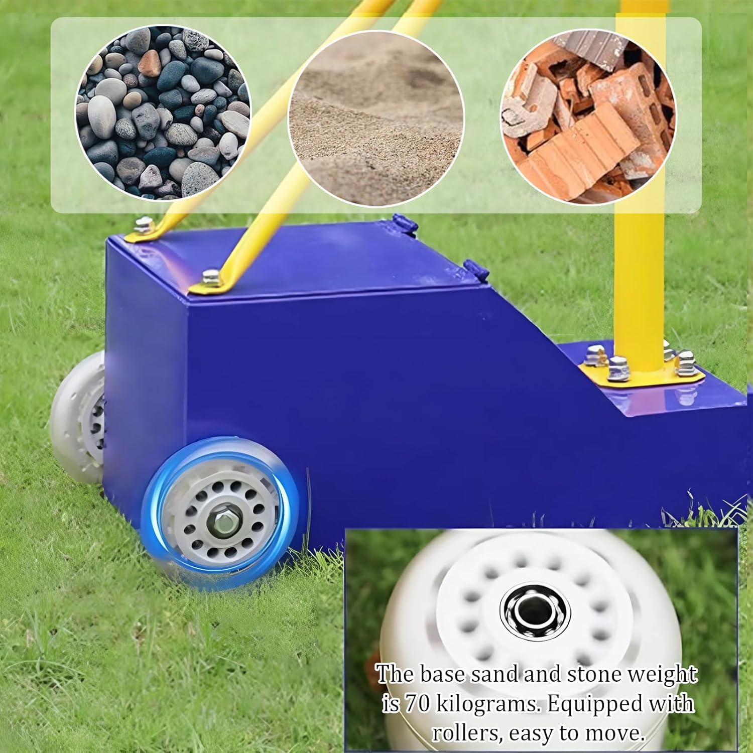 Rete Pallavolo Da Giardino Pali Da Pallavolo Per Cortile, Pali Per Rete Badminton Net, Supporto Regolabile Hieght 1.5m-2.1m, Facile Da Montare O Smontare, Ideale Rete Sportiva Ricreativa Per Tennis