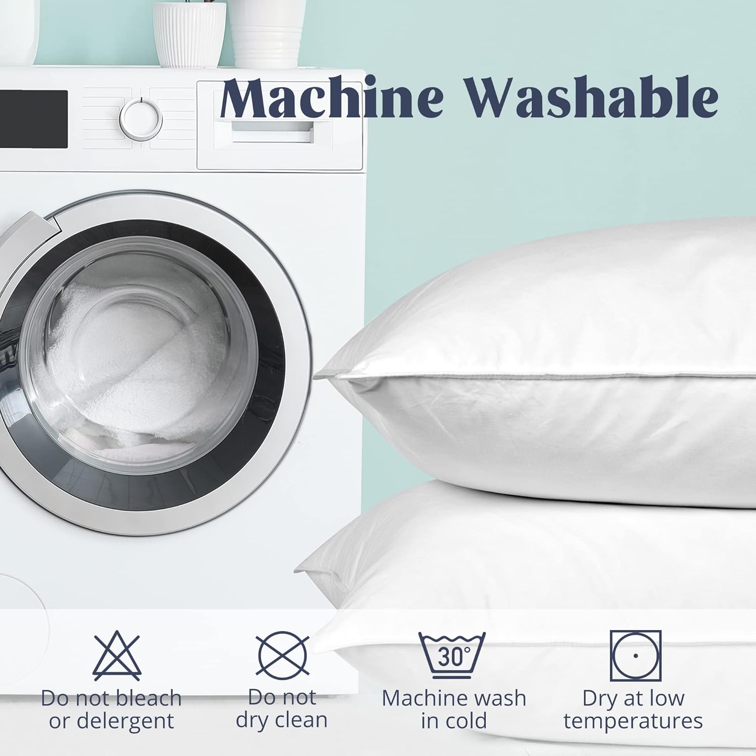 Pillow Cases Can You Wash Bed Pillows In The Washing Machine