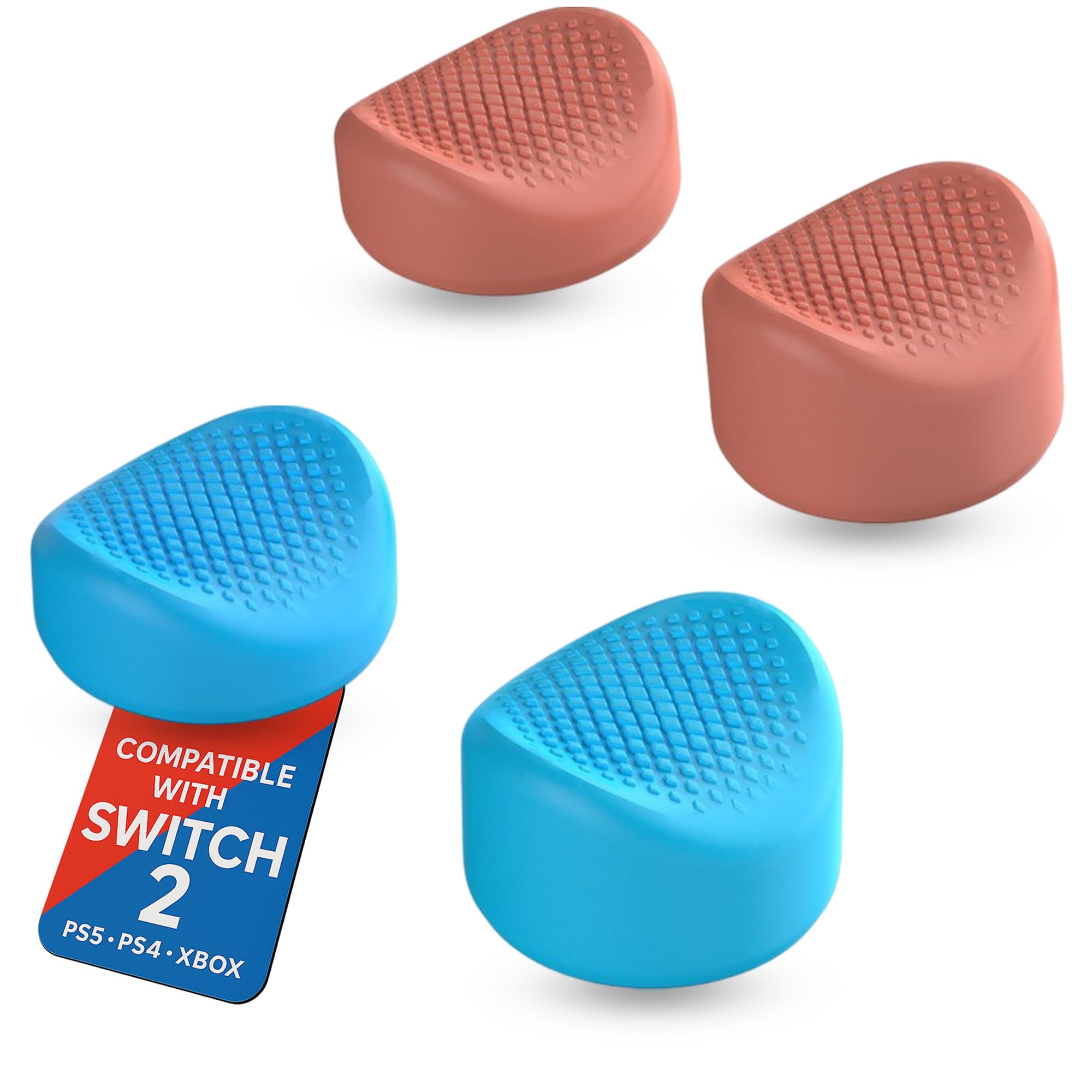MatoSan® Tapas de Agarre para Palanca de Pulgar para Switch 2, Fundas de Silicona compatibles con Controladores Switch 2, empuñaduras ergonómicas Antideslizantes para el Pulgar (Version 7) — view 12