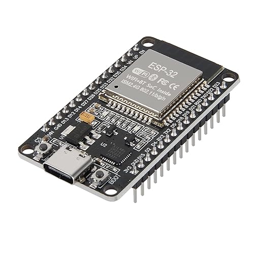 AITRIP 1PCS Type-C ESP32 ESP-WROOM-32 Development Board WiFi + Bluetooth CP2102 Dual Core 2.4Ghz Microcontroller Compatible with Arduino (ESP32 30P, Type-C)