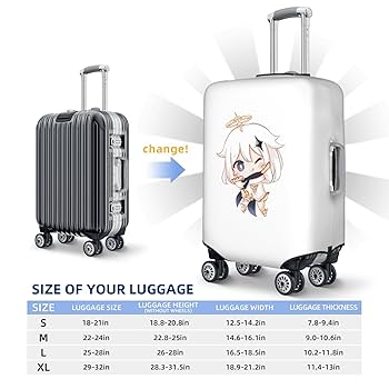 Amazon.co.jp: 荷物カバー 原神 げんしん パイモン スーツケース