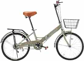 折りたたみ自転車 シルバー 小径 Amazon | JIEBEIER 自転車 折り畳み自転車 20インチ 7段変速