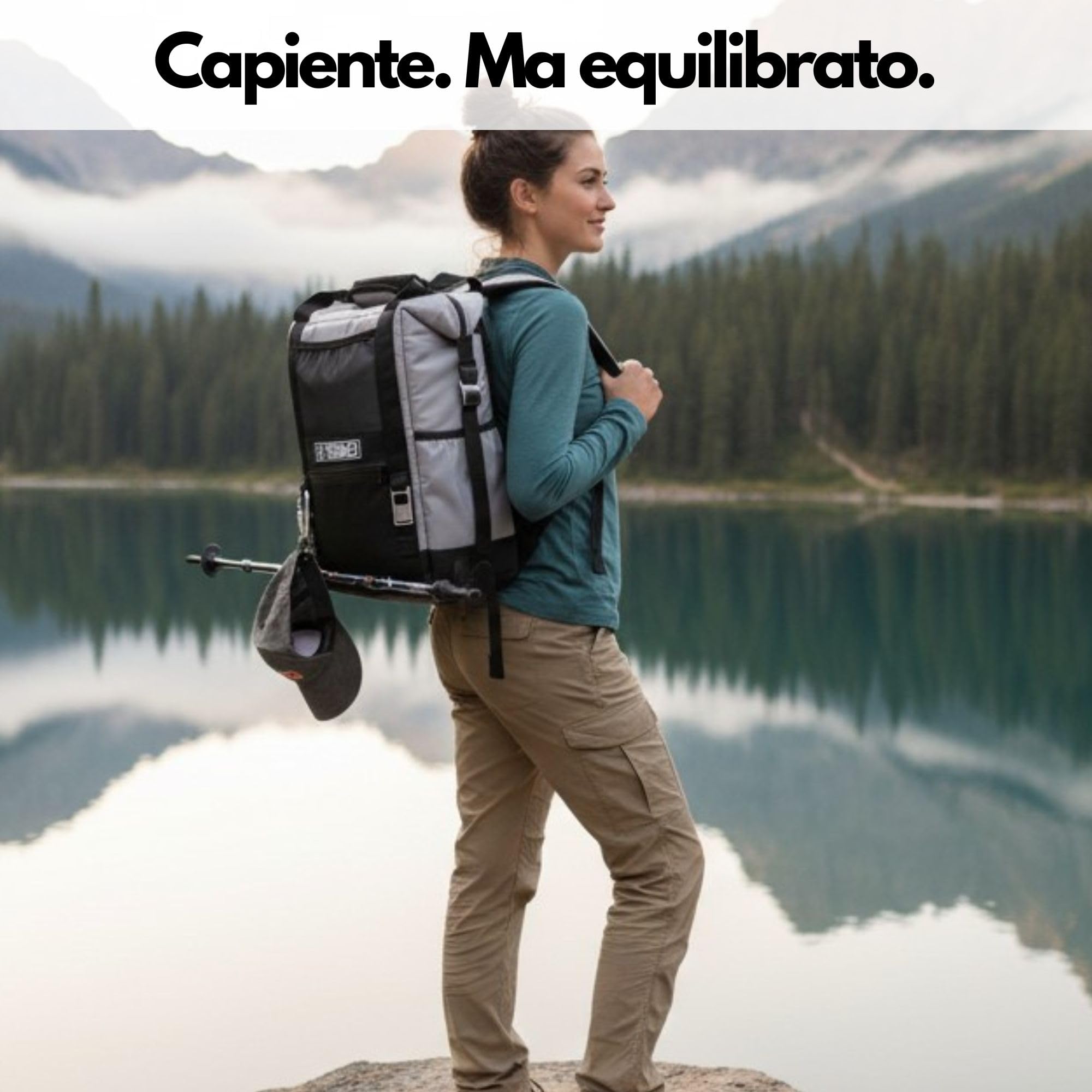EPIC 25 BP – Zaino Termico 25L con Isolamento Extra Spesso 20mm | Raffreddamento a Lunga Durata 24–48h+ | Zaino Frigo Per Viaggi, Escursionismo, Campeggio e Avventure Outdoor