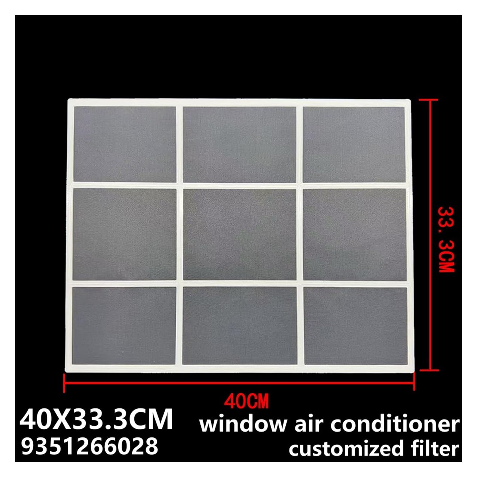 Filtro Del Condizionatore D'aria, Compatibile For Fujitsu, 40X33,3