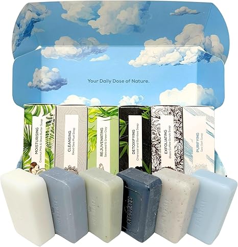 Revitale natural cleansing soap set (6 x 100g bars)