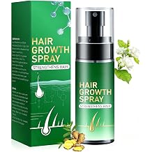Hair Growth Spray for Women & Men - Hair Growth Serum with Biotin & Castor Oil - Hair Helper Spray - Anti-Thinning Treatment for Thicker,Non-Greasy Scalp Spray - All Hair Types, 2.03 fl oz
