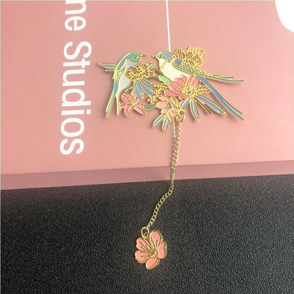 Book Club Gifts for Women Book Lovers Bookish Birthday Easter Gifts Book Marks for Teens Best Friends Readers Students Graduation Christmas Gift (Bird)