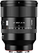VILTROX 85mm F1.4 Pro FE for Sony E-Mount, Full Frame Auto Focus Large Aperture Portrait Prime Lens for A93 ZVE1 A1 FX3 A9 A7IV A7RIII A7III A7SIII A7RII A7C ZV-E10II FX30 ZV-E10 A6600 A6500 A6400
