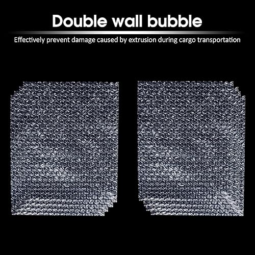 Miniatura 3 de Bolsas transparentes de burbujas de 6 x 10 pulgadas, 100 bolsas protectoras gruesas de espuma a prueba de golpes, bolsas de amortiguación de doble