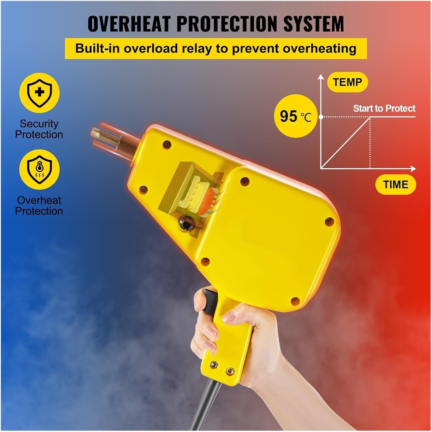 Auto Dent Puller Spot Welder Kit 800VA Stud Welding Gun Auto Body Repair Tool Set For Removing Dents