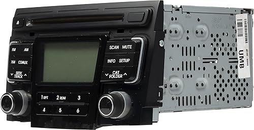 Miniatura 2 de 1 Factory Radio Receptor AM FM con reproductor de CD de un solo disco compatible con Hyundai 2011 Sonata 96180-3Q000
