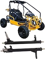 Vista 5 de UTV, puntal de dirección para nudillos, 1 par de accesorios para bicicleta cuádruple, resistente, 16.535 in para kart