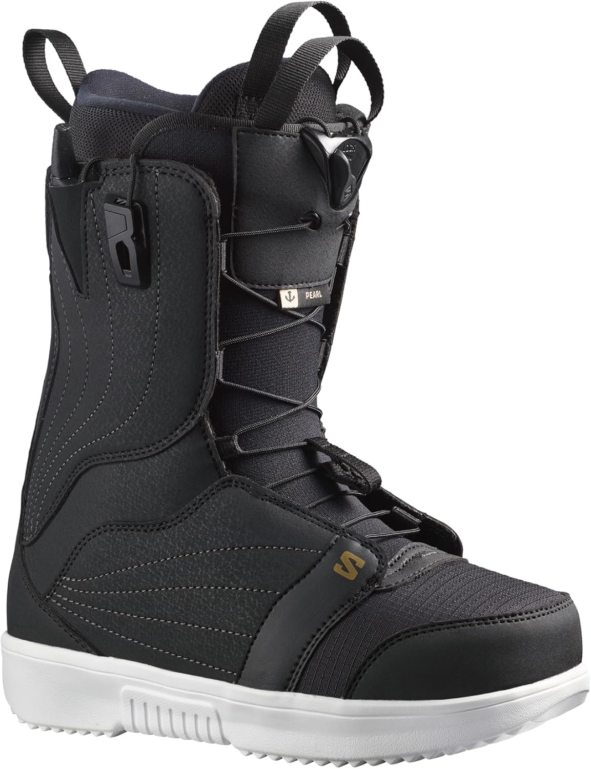 Salomon Snowboard Boots Pearl 2024-25 Model Women's L47347900 26.0 Black/White/Gold