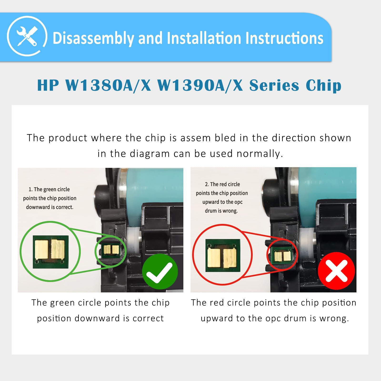 LAIPENG 139A Compatible Toner Cartridge for HP W1390A 139X W1390X LaserJet Pro 3002 3002dw MFP 3102 3102fdw Printers [Without Chip - Image 3