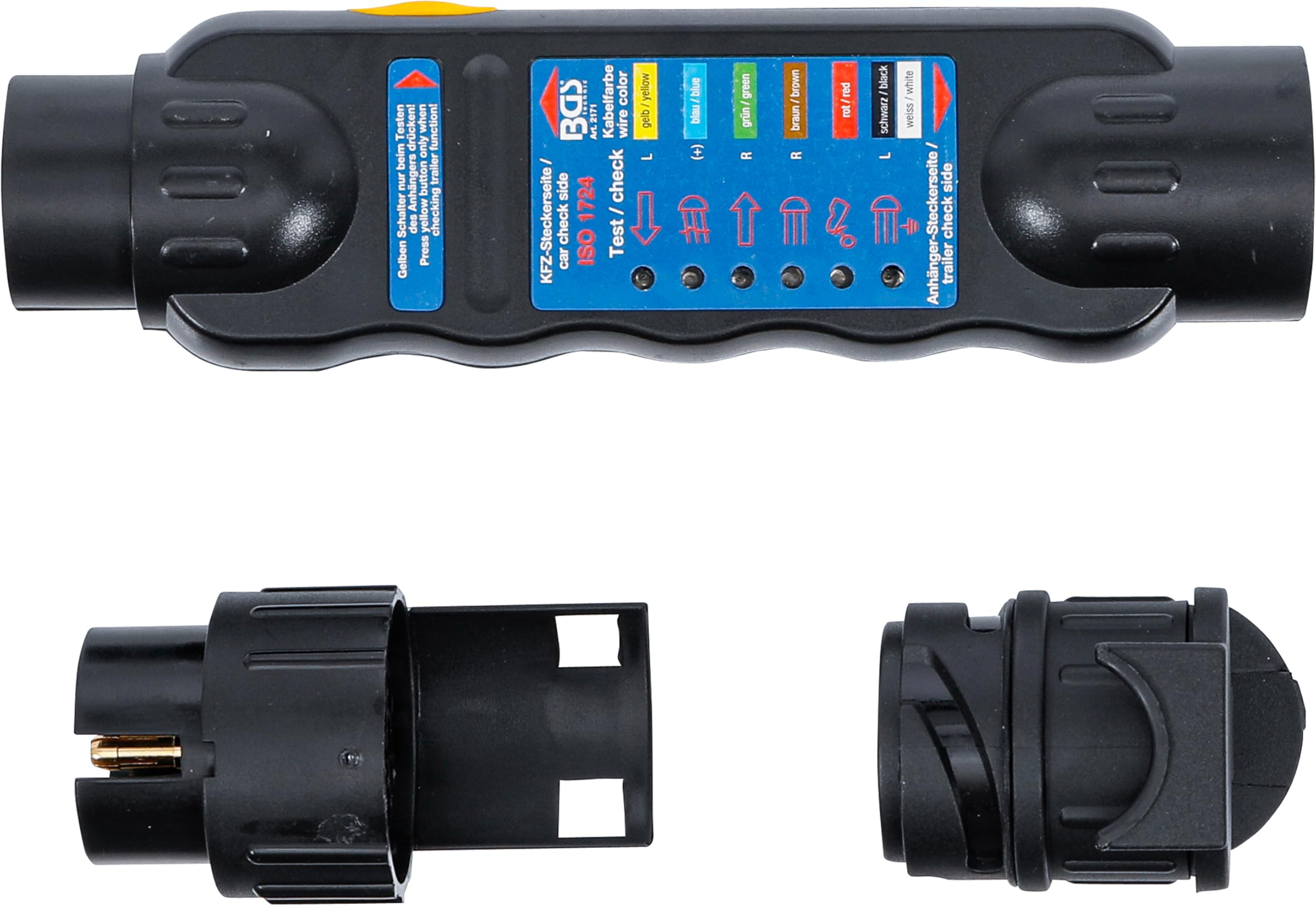 BGS 2171 | Testeur électronique pour remorque/véhicule tracteur | 7, 13 poles