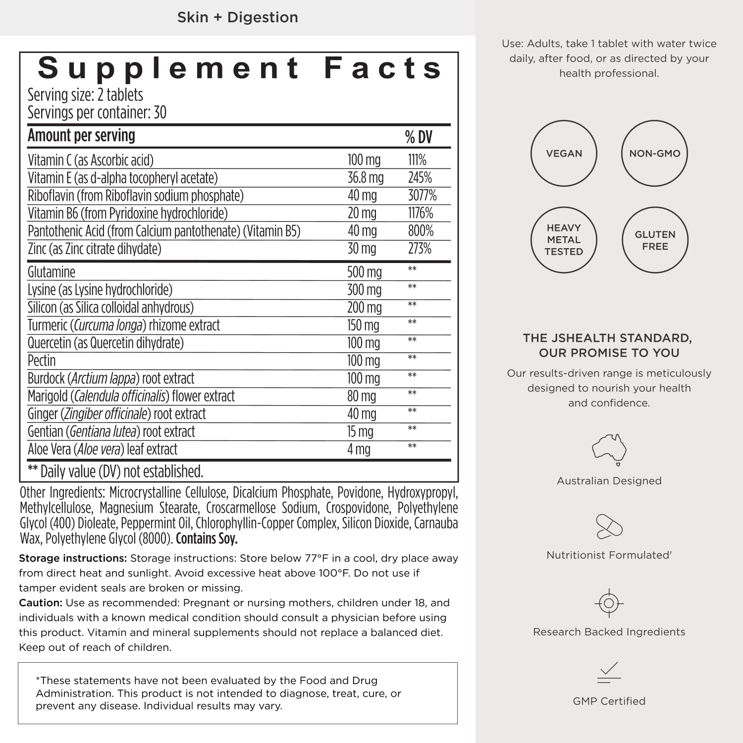 JSHealth Skin & Digestion Formula Supports Healthy Skin & Digestive Comfort — Amazon image 9