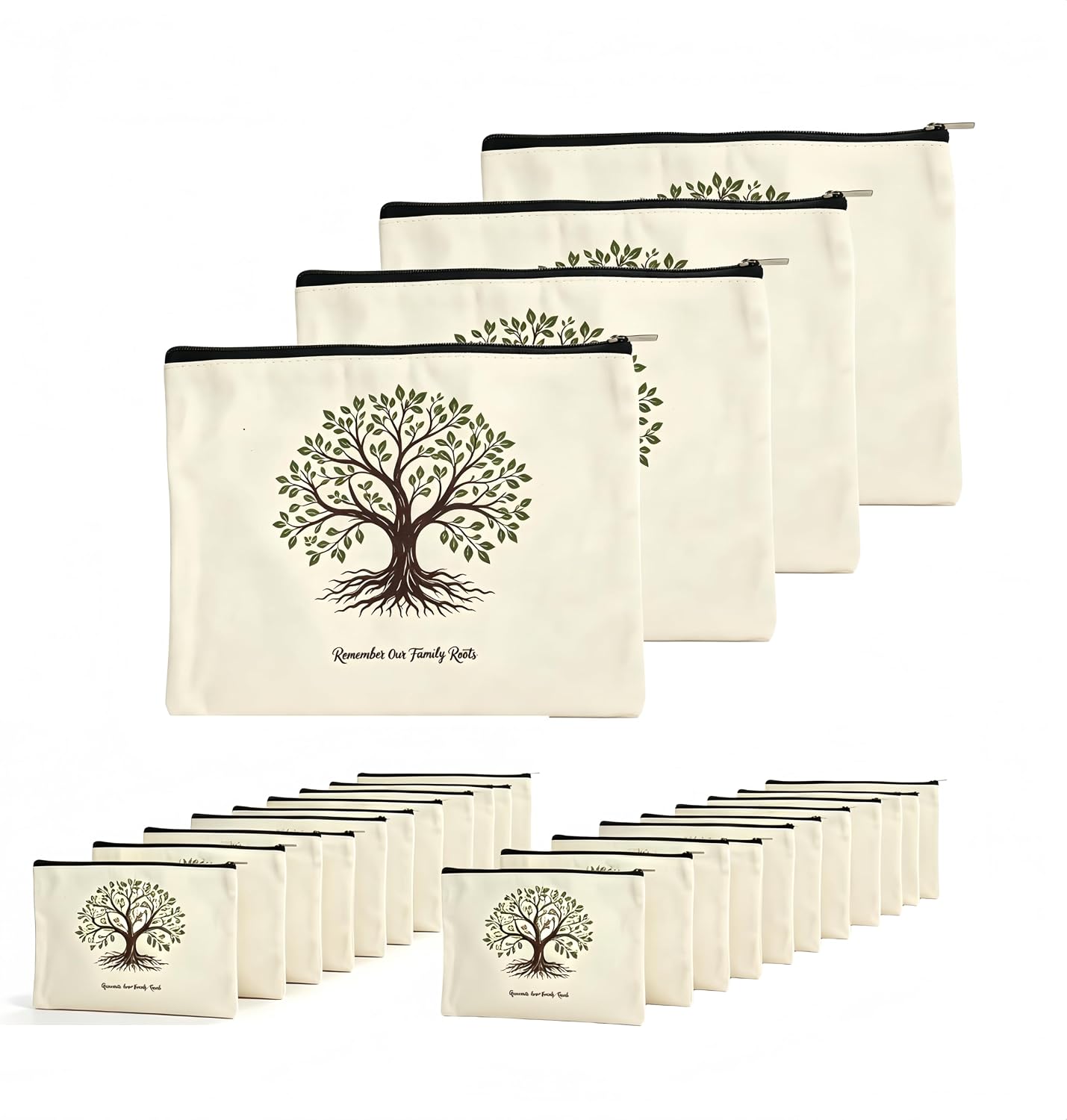 24pcs Canvas bag Favors，Family Reunion set A