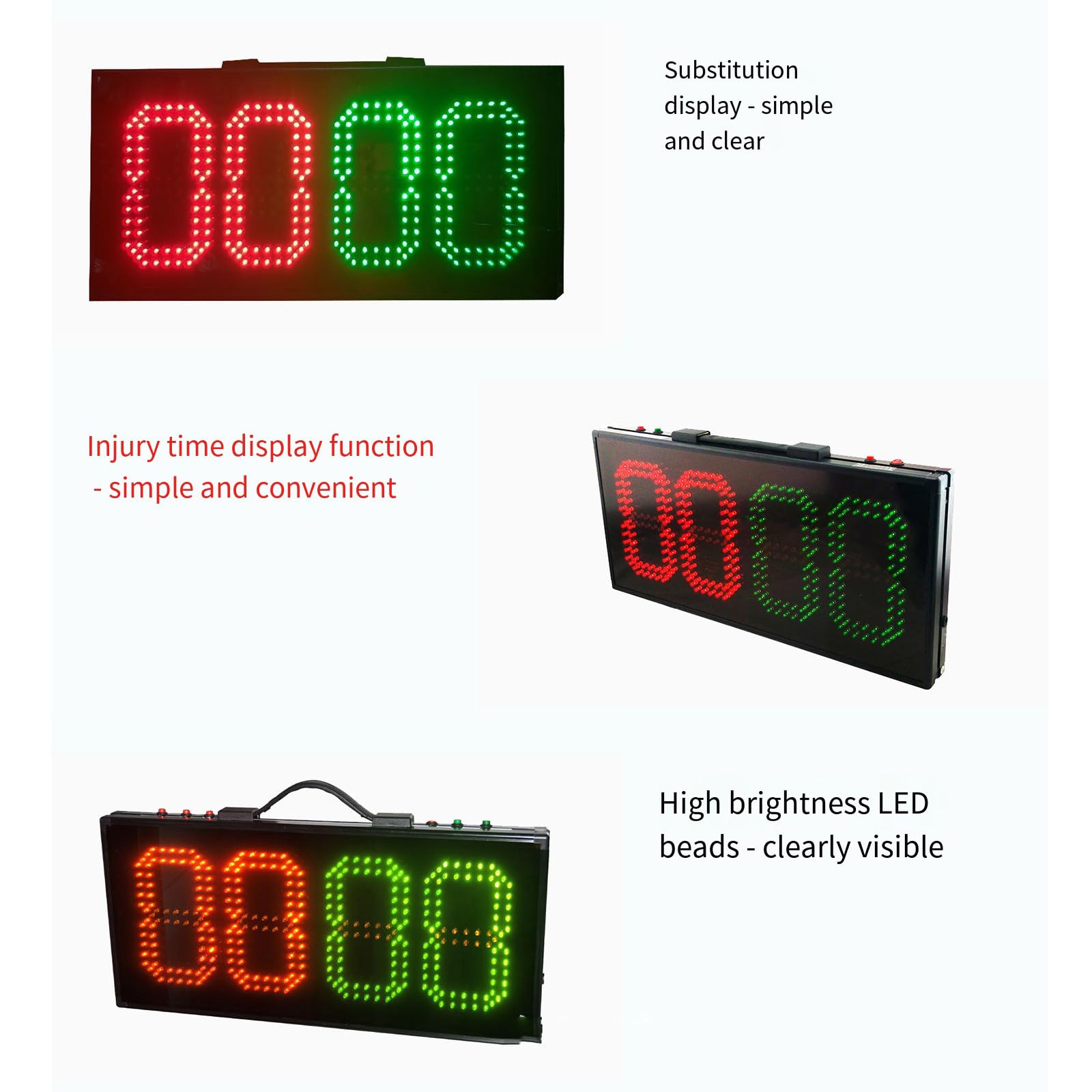 Elektroniczna gra karciana do zastępowania piłki nożnej Dedykowany jednostronny elektroniczny wyświetlacz LED Sprzęt do gry w piłkę nożną,Single-sided-display