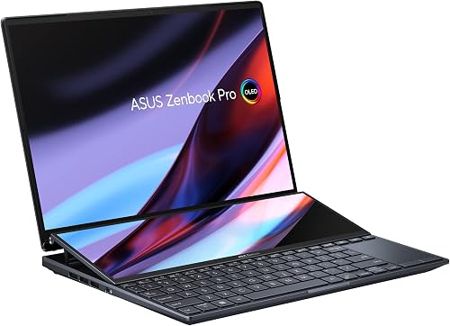 ASUS ZENBOOK PRO 14 DUO OLED OLED UX8402ZE-M3050W - PORTáTIL 14.5" WQXGA+ (CORE I7-12700H, 16GB RAM, 512GB SSD, GEFORCE RTX 3050 TI 4GB, WINDOWS 11 HOME) NEGRO TECNOLóGICO- TECLADO QWERTY ESPAñOL