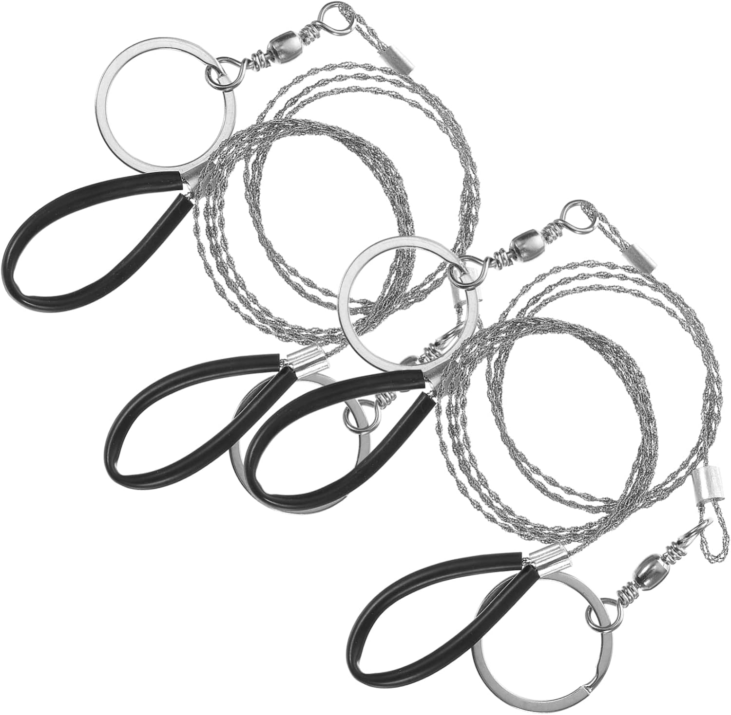 4pcs Handheld Chainsaw Accessories Garotte Wire Saw Pocket Chainsaw Wire Saws for Cutting Rope Outdoor Use